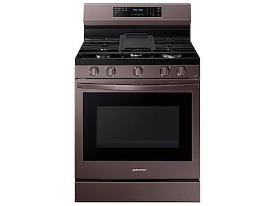 6.0 cu. ft. Smart Freestanding Gas Range with No-Preheat Air Fry, Convection+ & Stainless Cooktop in Tuscan Stainless Steel