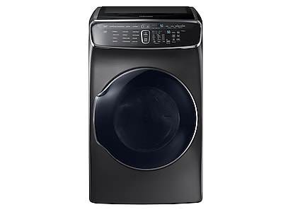 7.5 cu. ft. Smart Gas Dryer with FlexDry™ in Black Stainless Steel