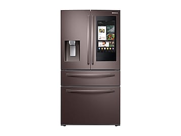 22 cu. ft. Counter Depth 4-Door French Door Refrigerator with Touch Screen Family Hub™ in Tuscan Stainless Steel