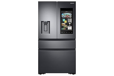 22 cu. ft. Family Hub™ Counter Depth 4-Door French Door Refrigerator in Black Stainless Steel