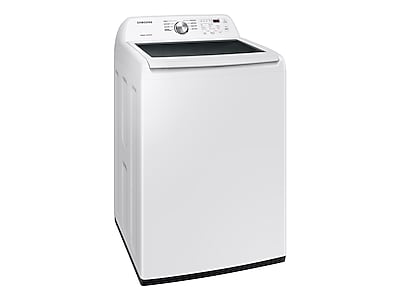 4.4 cu. ft. Top Load Washer with ActiveWave™ Agitator and Soft-Close Lid in White