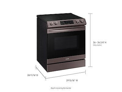 6.3 cu. ft. Smart Slide-in Electric Range with Air Fry in Tuscan Stainless Steel